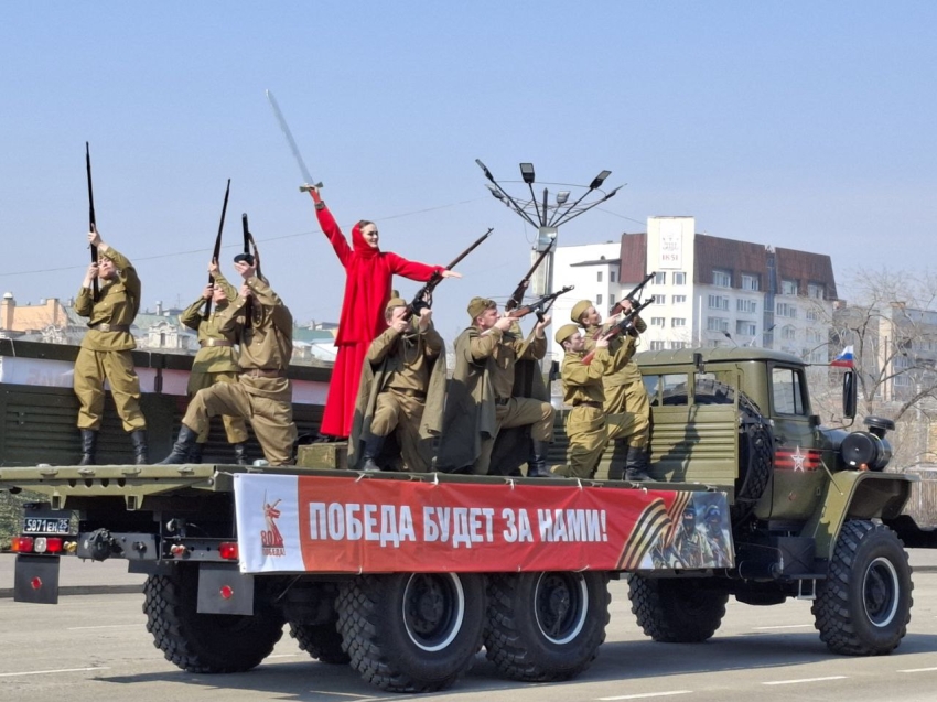 ​Военный Парад в честь 80-летия Великой Победы прошел в столице Забайкалья 